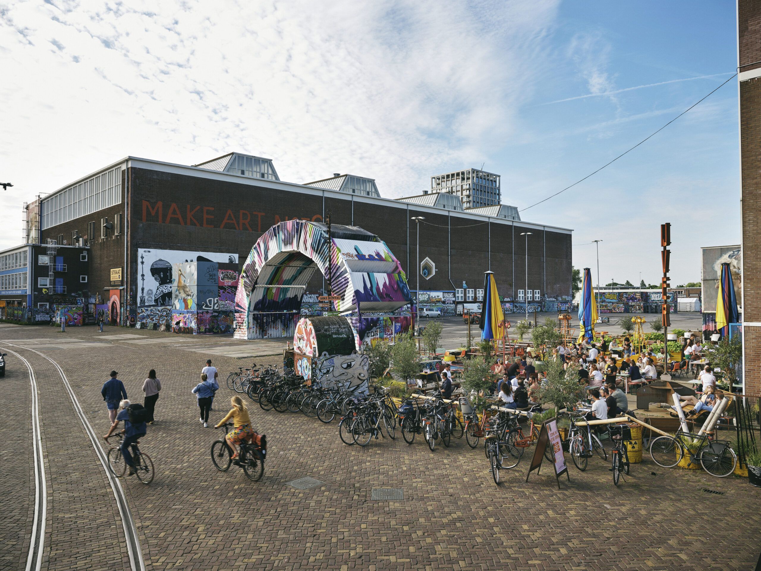 Foto NDSM werf, gemaakt door Tim Stet in 2022.